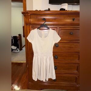 Cooperative Lace Fit & Flare Cream Dress Size M